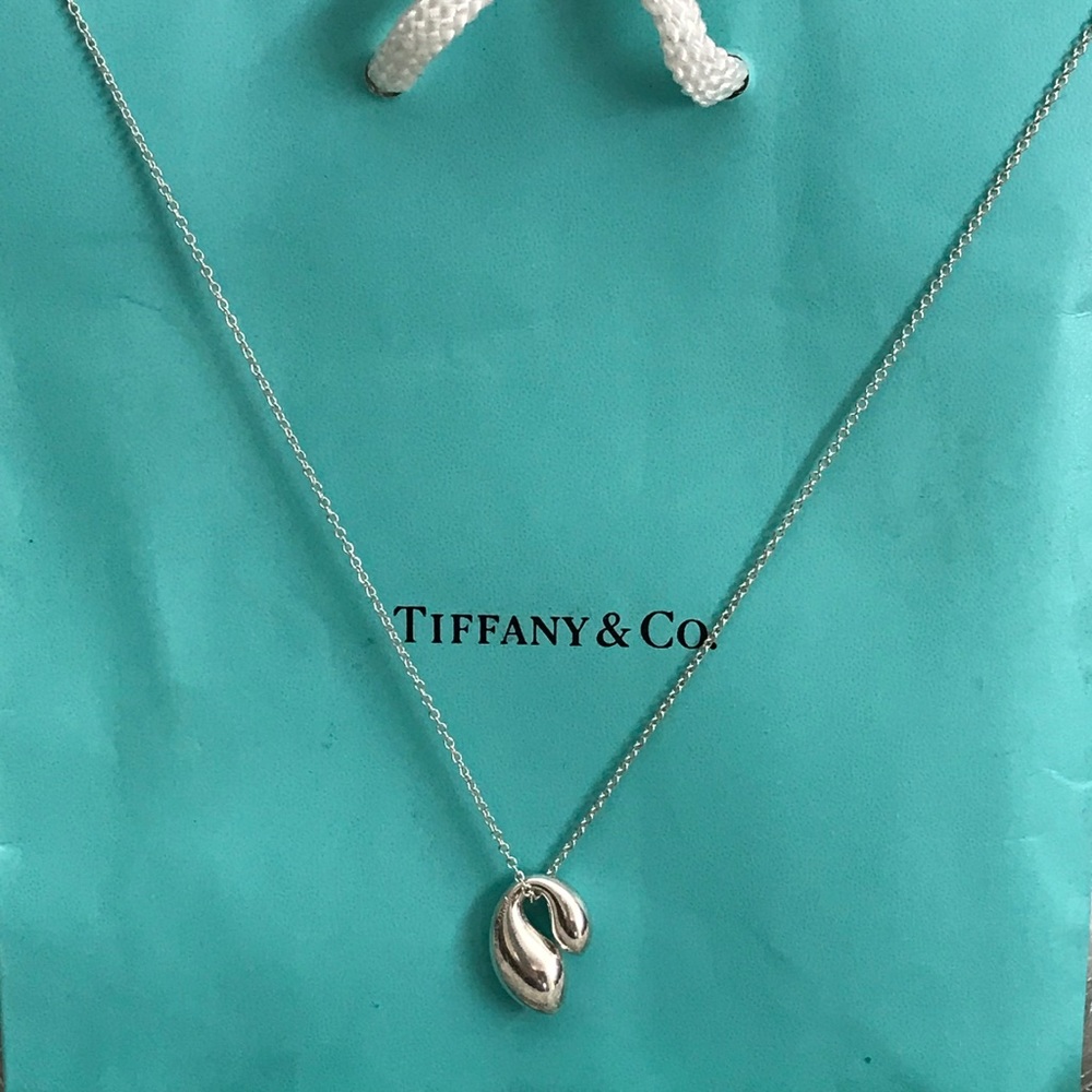 Tiffany Elsa Peretti double teardrop necklace - Picture 4 of 13